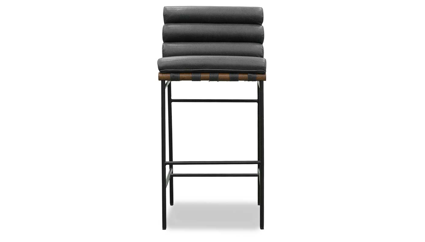Vail Leather Bar Height Stool