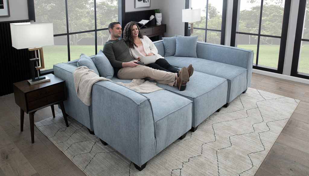 Modular Living Room Furniture for Variation, Convenience, and Comfort