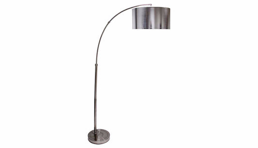 Brushed Steel Floor Lamp