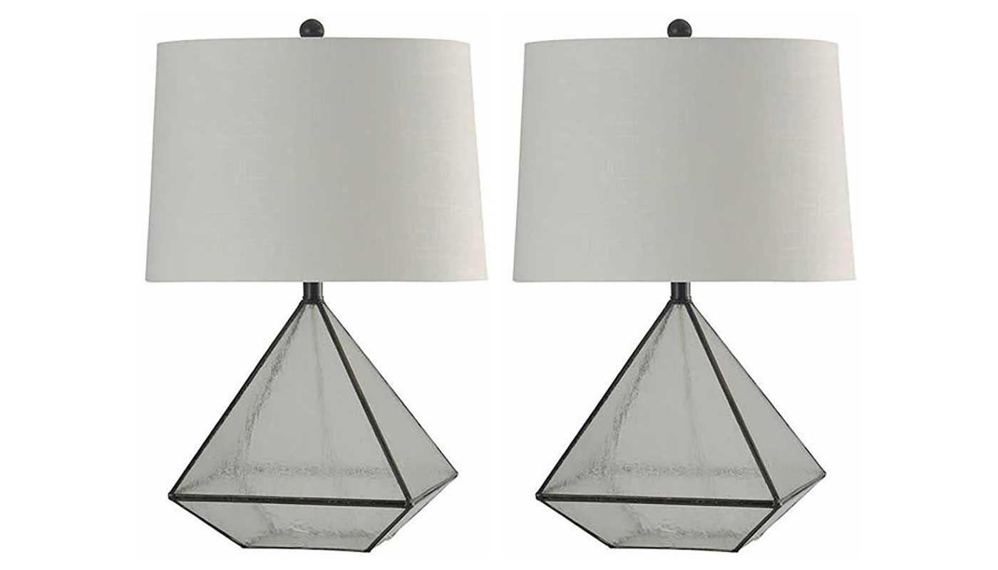 Burke Bronze Table Lamp - Set of 2