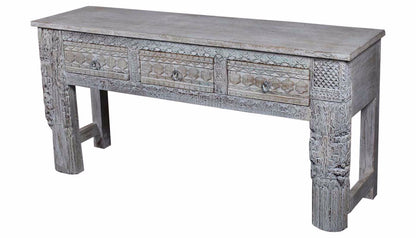 Alia 3 Drawer Console