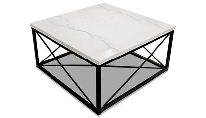 Skyler White Marble Coffee Table