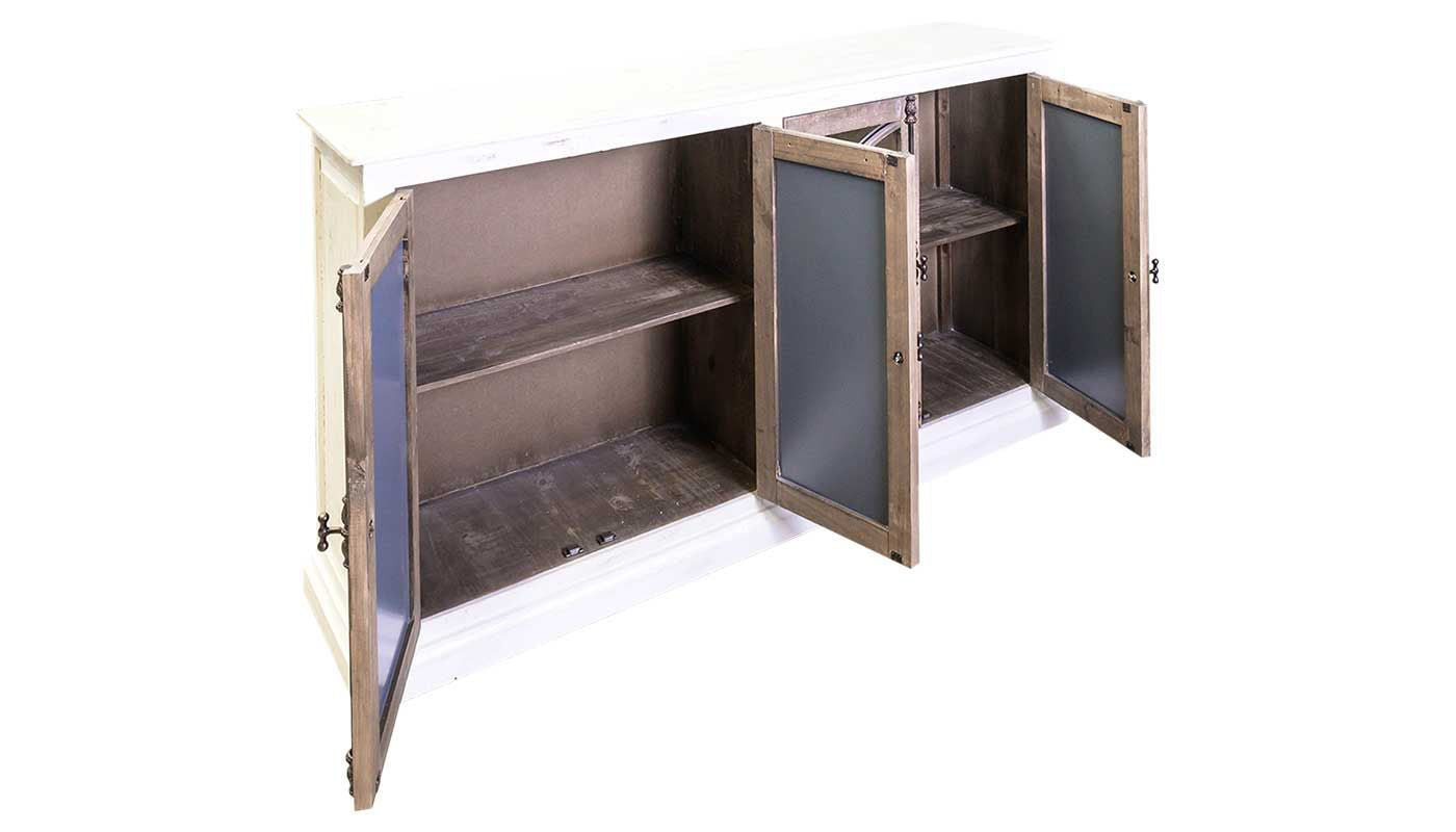 Fish Door Console with Mirrors