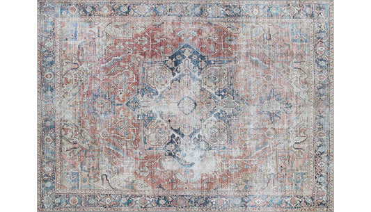 Pasha Antique Kashan Rust 8 x 10 Rug