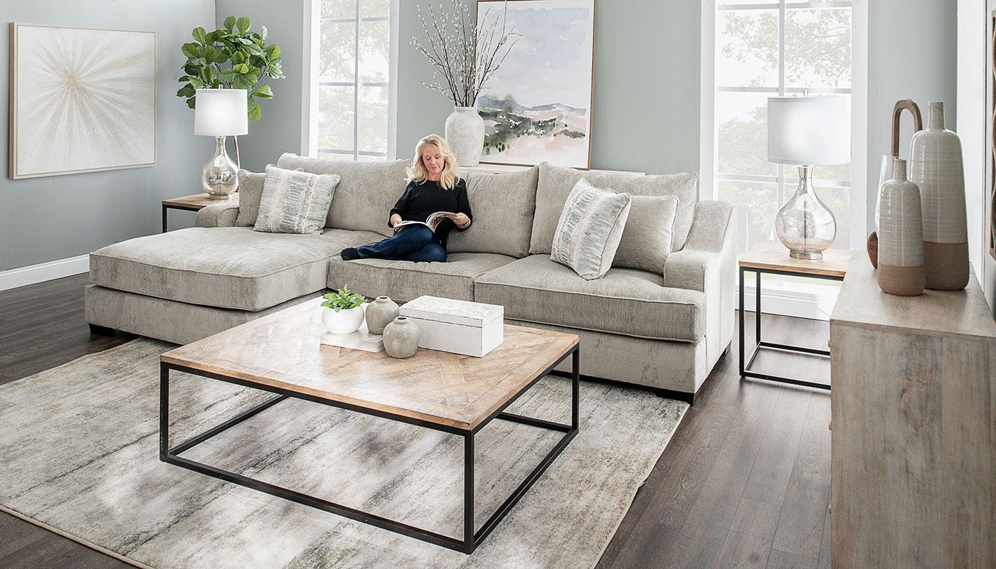 Spartan Sectional with Chaise