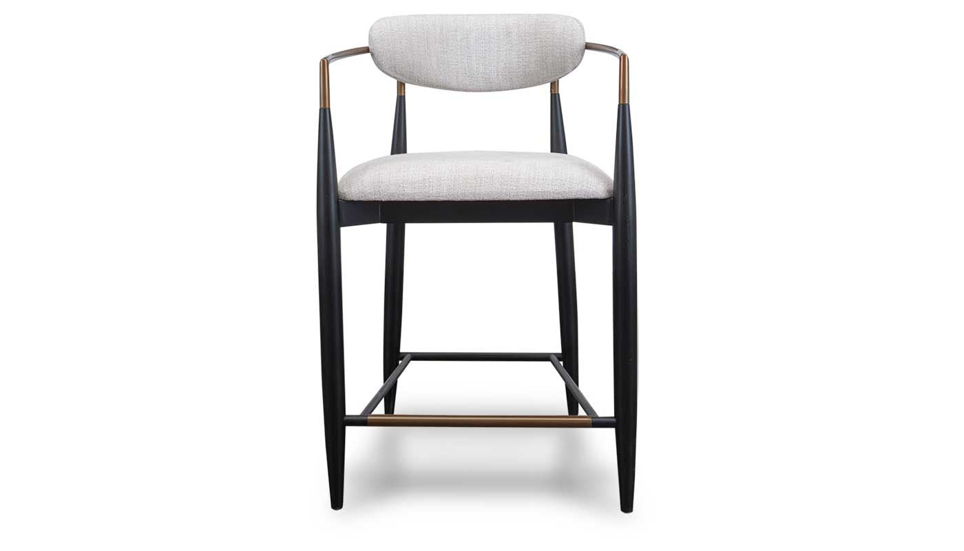 Jagger Beige Black Frame Counter Height Chair