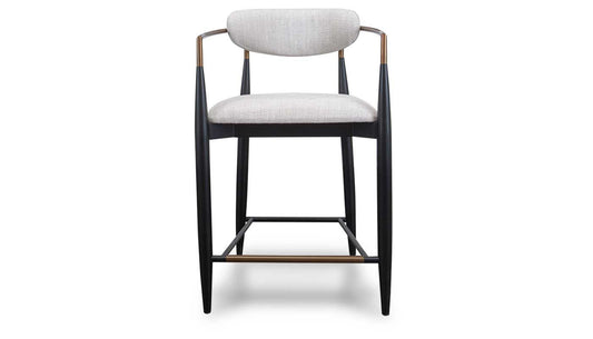 Jagger Beige Black Frame Counter Height Chair