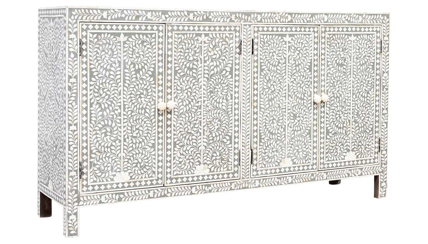 Sade 4 Door Bone Inlay Sidboard