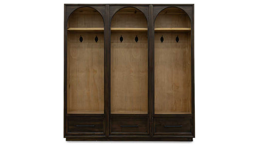 Brooks Mahogany Triple Hall Tree