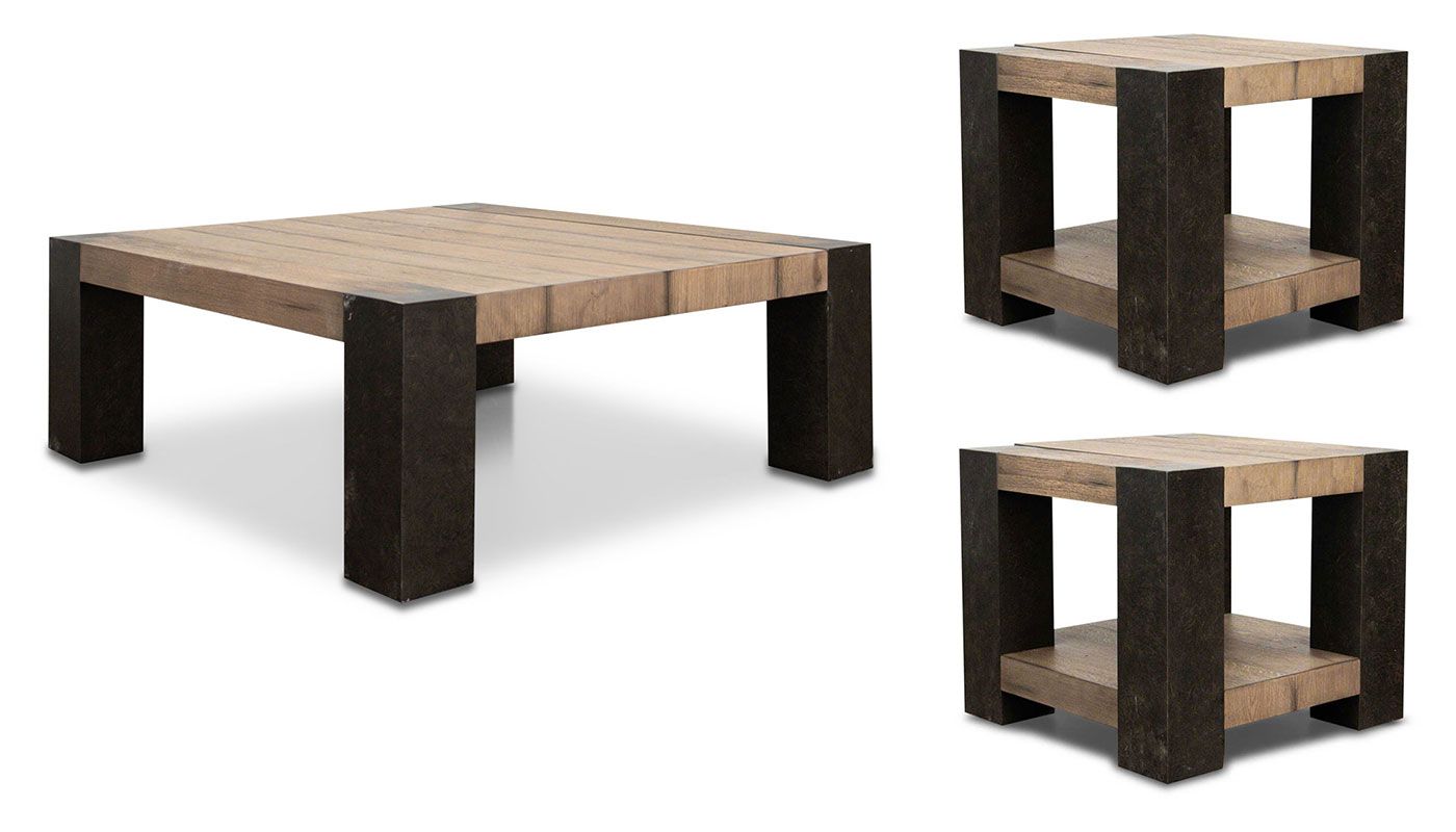 Our House 3 Piece Square Occasional Set