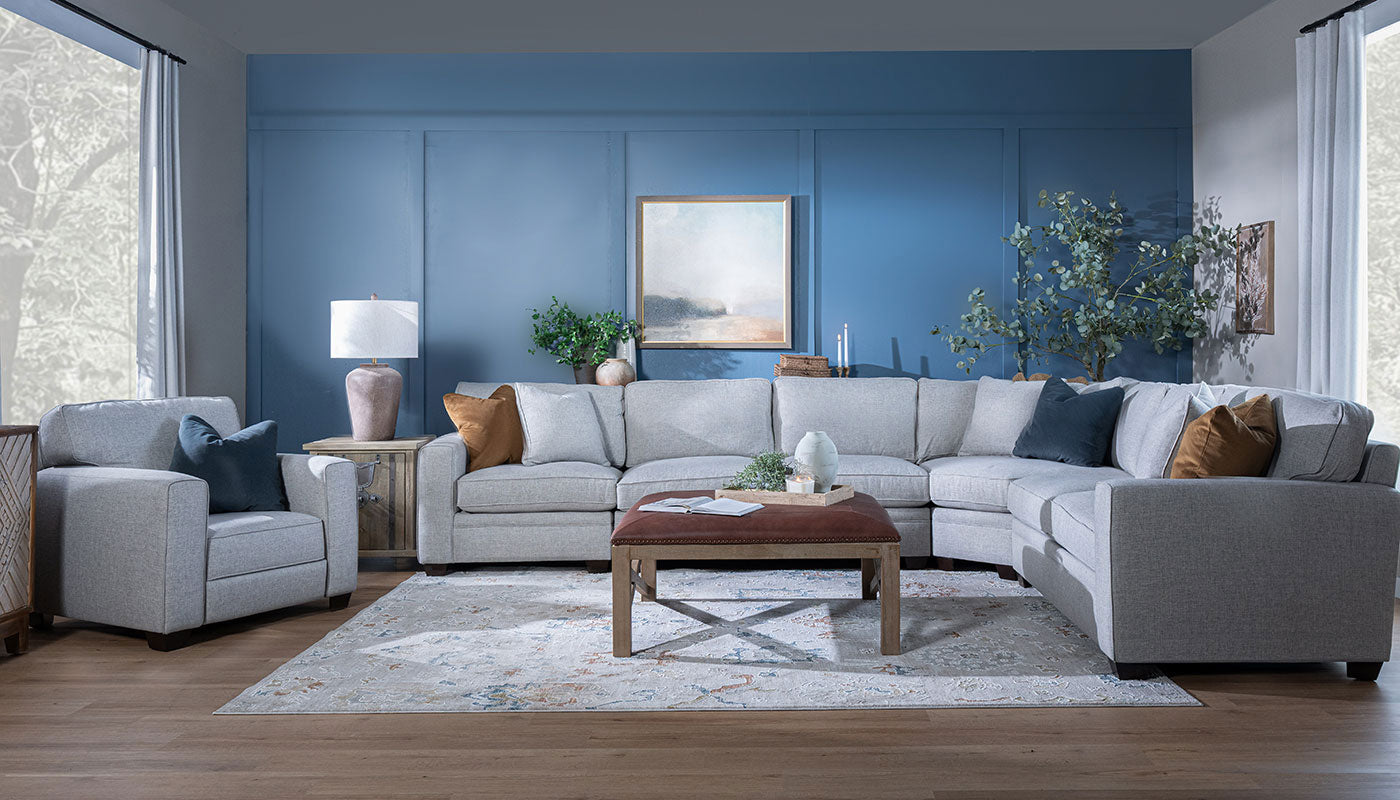 Pierce II Sectional with Long Loveseat