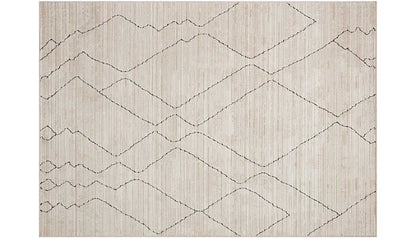 Darby Sand Charcoal 8 x 10 Rug