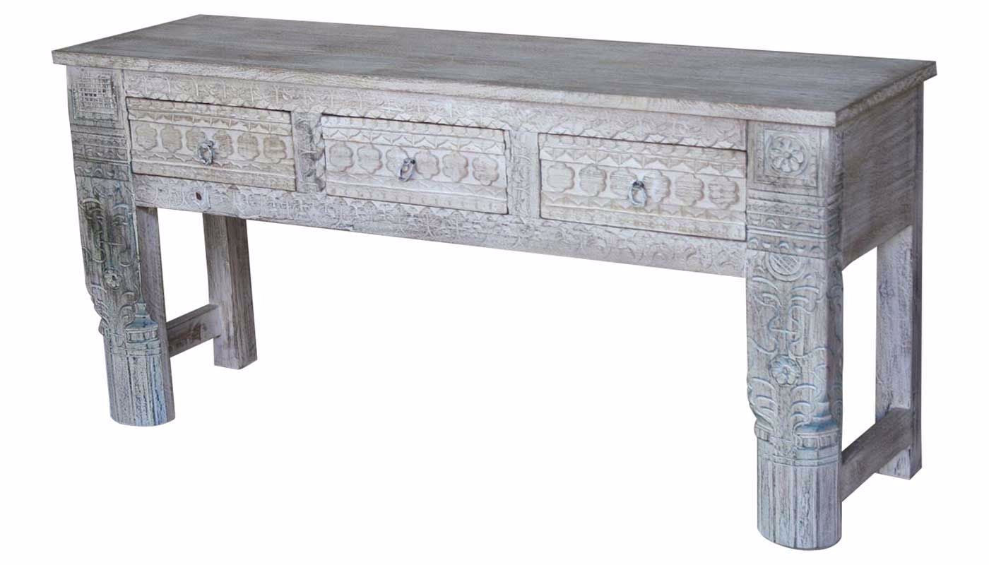 Alia 3 Drawer Console