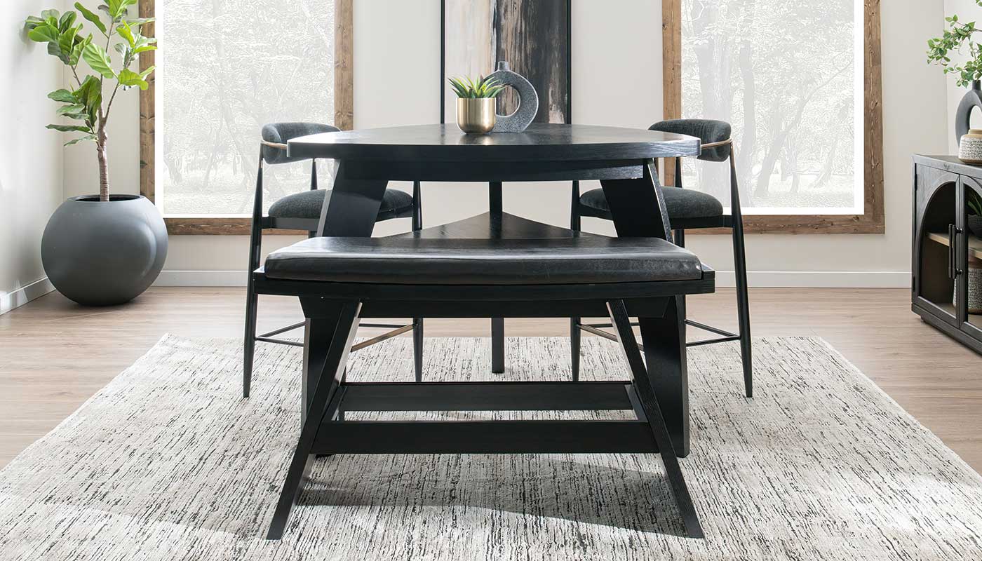 Triangle Bar Height Table & Jagger Chairs